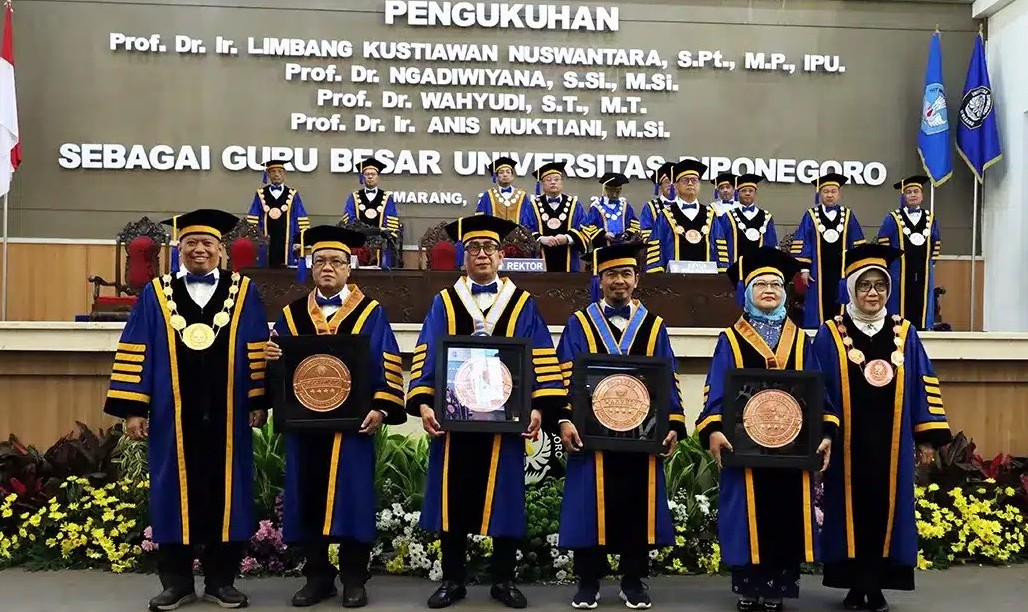 Undip Kukuhkan Empat Profesor Baru, Ada yang Tawarkan Alat Bantu Difabel Berbasis AI