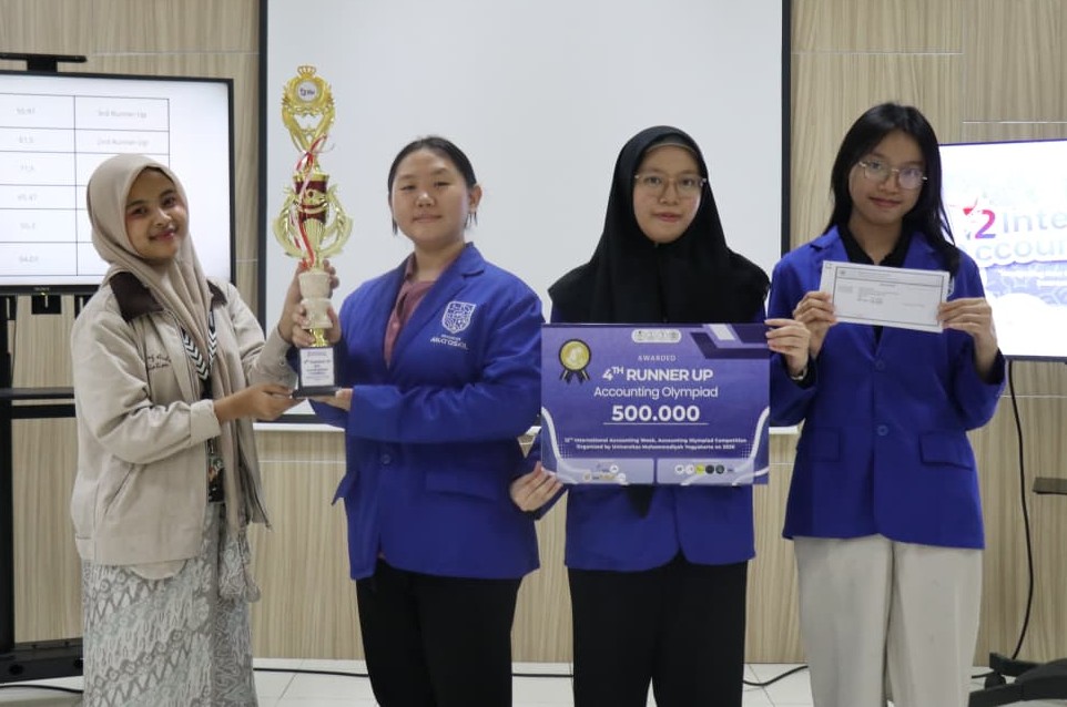 Mahasiswa Universitas Mikroskil Raih Runner Up di Olimpiade Akunting Internasional